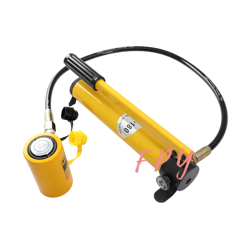 Short Type Hydraulic Cylinder RSC-1050 Hydraulic Lifting Jack with CP-180 Hydraulic Manual Pump