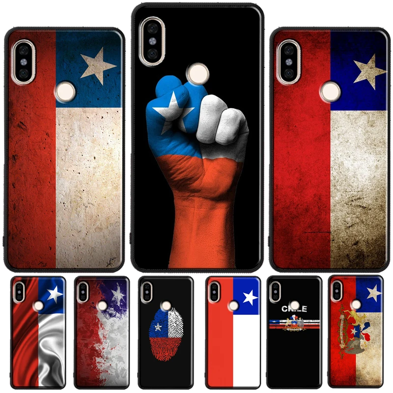 Chile Flag For Redmi Note 11 Pro Phone Case For Redmi Note 10 Pro 7 8 9 Pro 10S 9S Redmi 10 9A 9T 9C