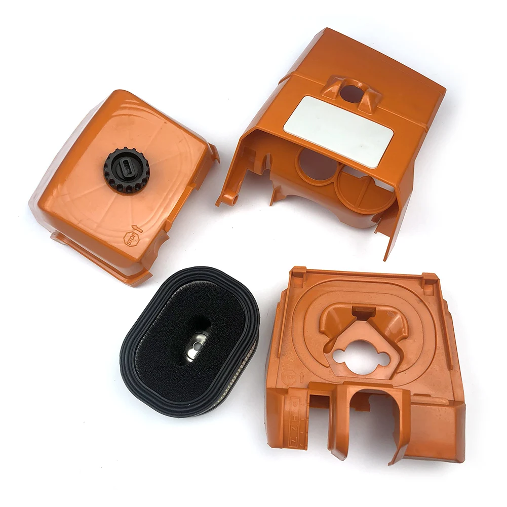 1 set Cylinder Cover Air Filter Cover Filter Base Chainsaw accessories garden tool replacements for STIHL MS440 044.