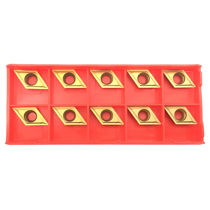 Insertos de carburo de alta calidad DCMT11T304 MA PC4025, herramienta de torneado externo DCMT 11T304 CNC, cortador de torno para acero duro, 10 Uds.