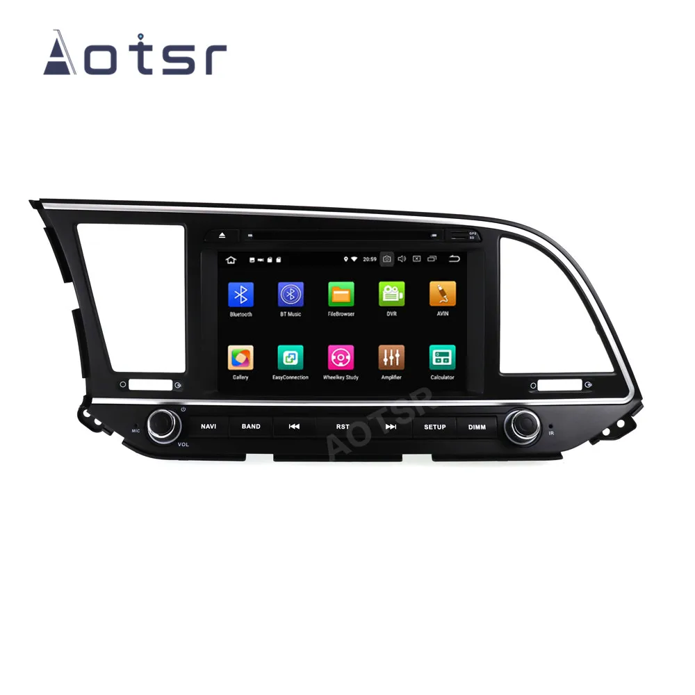 

AOTSR 2 Din Android 10 Car Radio For Hyundai Elantra Avante 2016 2017 2018 Central Multimedia Player GPS 2Din DSP Autoradio