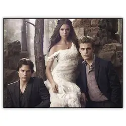5d DIY Diamond Painting Foto Vampire Diaries Elena Damon Stefan Full Drill Square Crystal Mosaic Diamant Painting Embroidery Art
