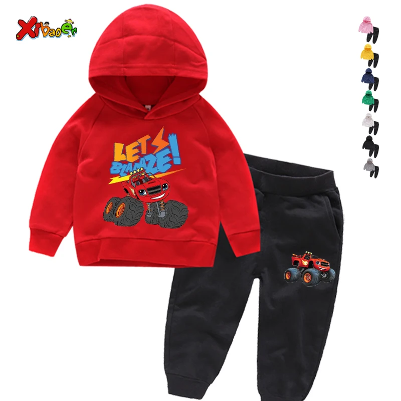 

kids Hoodies set sport Clothing Sets Children 2 3 4 5 6 Years Boys Tracksuits Sport Suits Top +Pants 2pcs Set