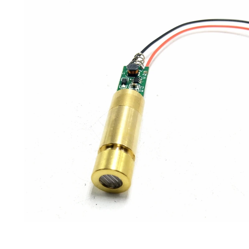 مختبر صناعي APC 450nm 100mw وحدة خط ليزر ديود أزرق نقي 12x35 مللي متر مبيت نحاسي 3.7 فولت-4.2 فولت