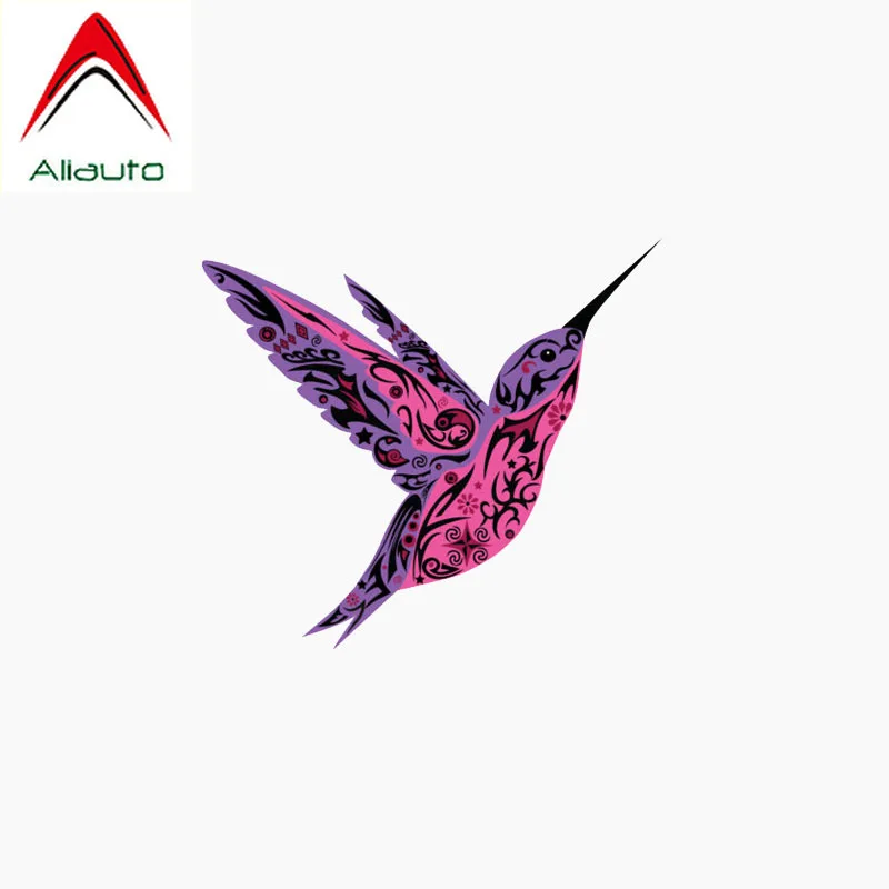 Aliauto Animal Car Sticker Patterned Hummingbird Waterproof Reflective Decal Auto Motorcycle Accessories 11cm*10cm