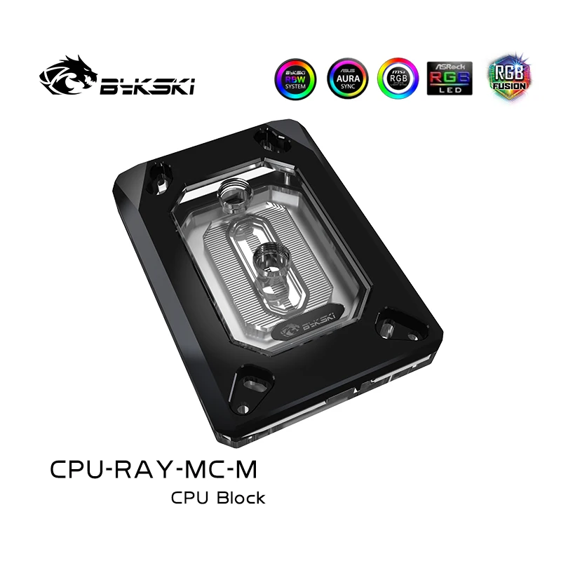 Bykski CPU-RAY-MC-M PC wasser kühlung Kühler cpu kühler Wasser Block für AMD Ryzen 3/Ryzen5/Ryzen7/ThreadPipper/AM3/AM2/FM2/FM1