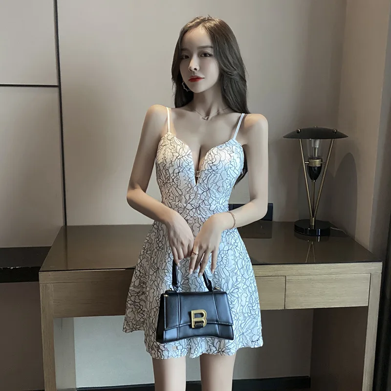 Nightclub women's sexy low-cut waist lace cover belly dress Office Lady  Polyester  Sheath  Solid  Sleeveless