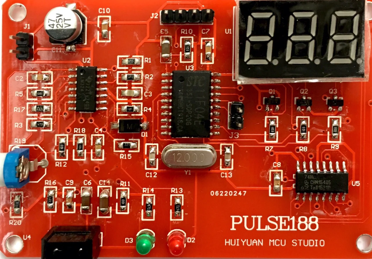 

Single-chip Pulse Measurement Board/PULSE188/heart Rate and Pulse Measurement/send Data