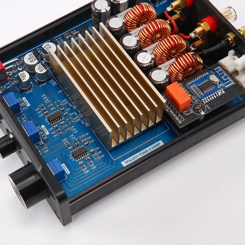 KGUSS Class D TPA3251 HIFI เครื่องขยายเสียงดิจิตอล2ช่องบลูทูธ50 QCC3034 APTX-HD