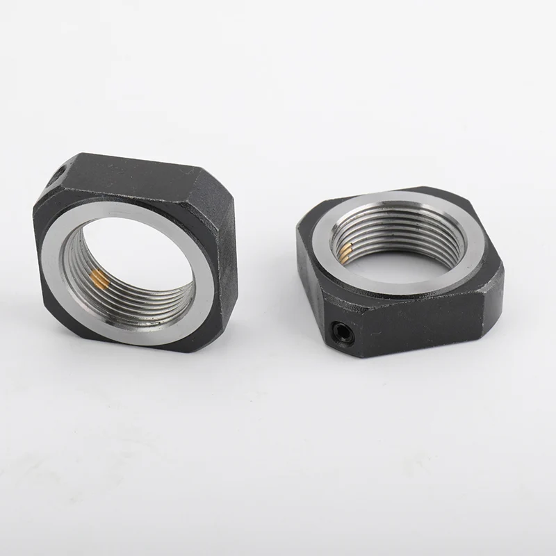 M10*1 M12*1 M15*1 M17*1 M20*1 M25*1.5 fine thread lock nut for ballscrew 1605/2005/2505/3205 for cnc milling router