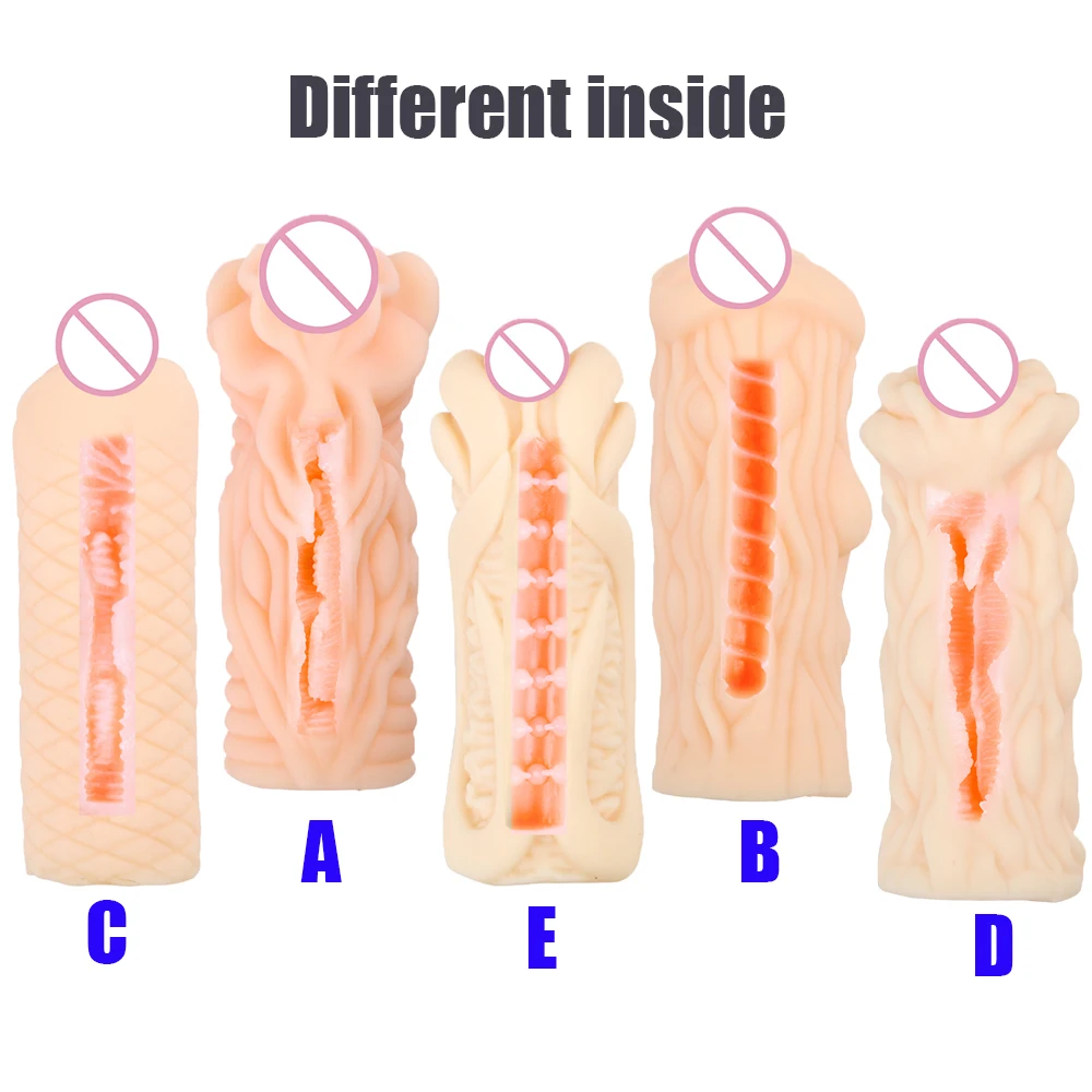 남성용 귀두 빠는 음경 흡입기, 실제 음부 질, 에로틱 제품, 섹스 토이, 성인 18 +, 15cm