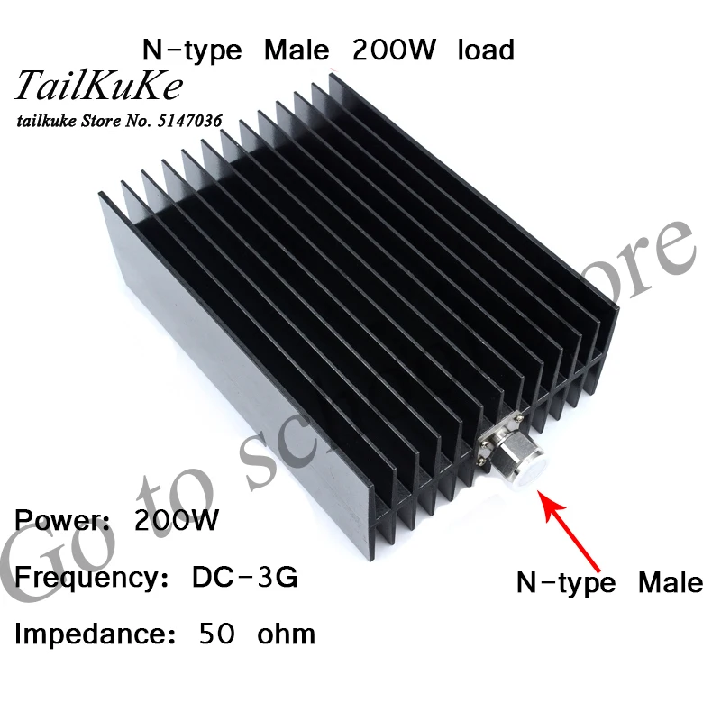 200W load 200W dummy load coaxial load N-type load DC-3G50 ohm load 50ohm load