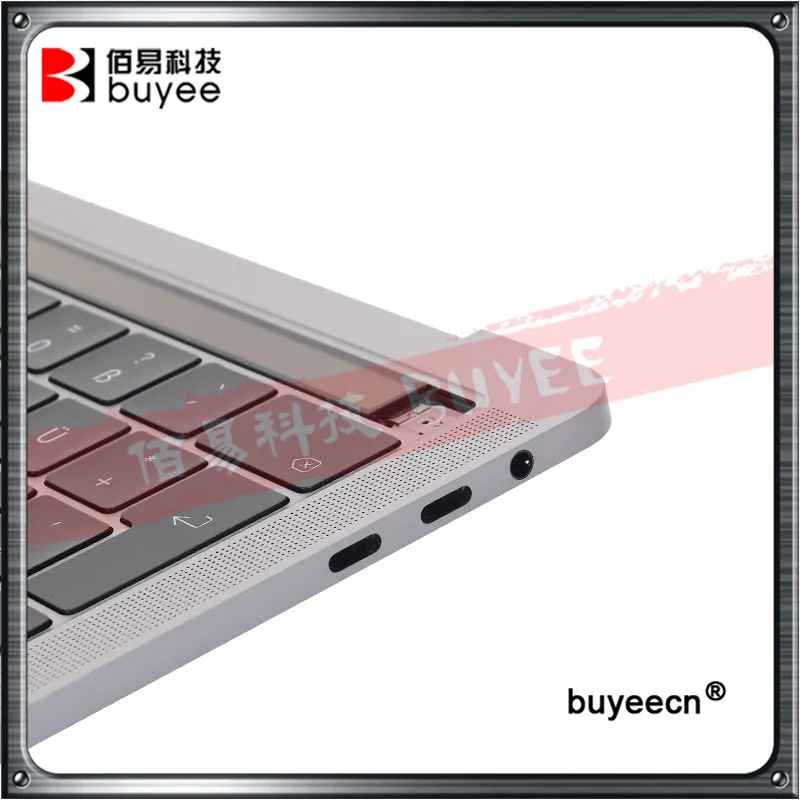 Imagem -04 - Teclado com Touchbar Backlight para Macbook Pro Top Case Retina Eua Reino Unido Rússia França Alemanha A1706 13.3 in Original Novo