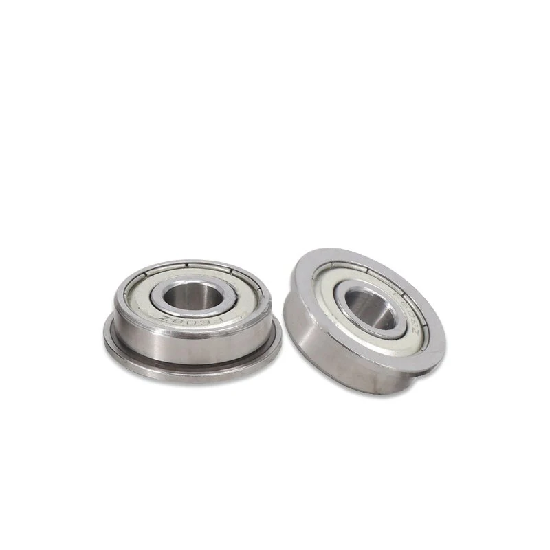 10Pcs Miniature Flange Bearing F604ZZ F605ZZ F606ZZ F607ZZ F608ZZ F609ZZ Flange Ball Bearings