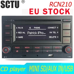 SCUMAXCON Car Radio RCN210 CD Player USB MP3 AUX Bluetooth For Volkswagen Golf MK4 Passat B5 Polo