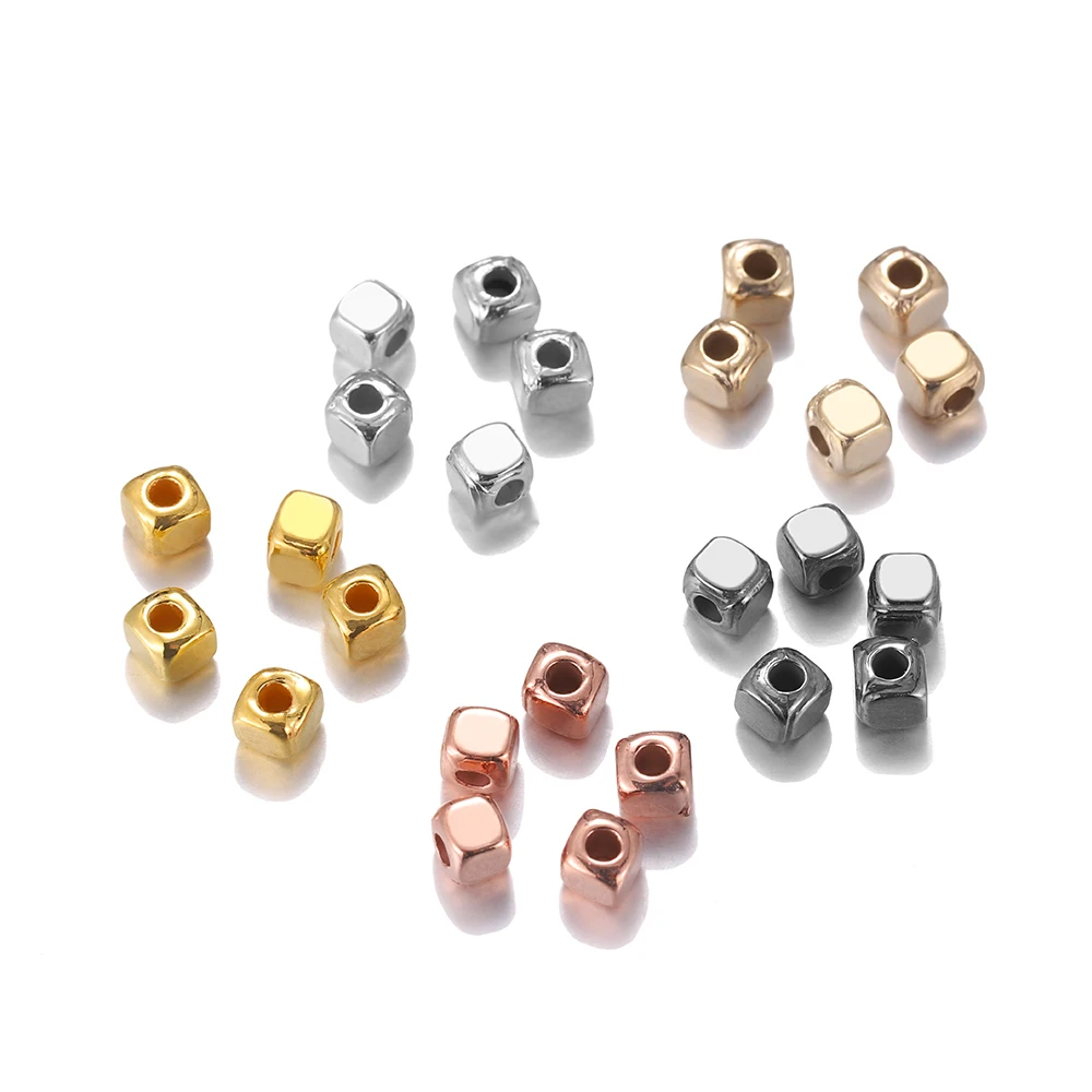 Bulk Loose Spacer CCB Beads Plastic Square Seed Spacer Beads For DIY Bracelet Jewelry Making Beadwork Accessories