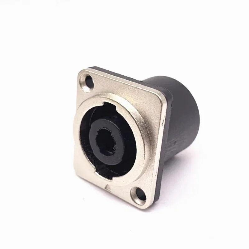 Enchufe mezclador de 4 pines para altavoz profesional, conector hembra de 4 polos, de buena calidad, nuevo