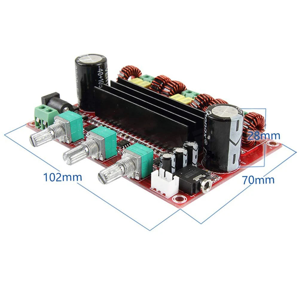 Audio Stereo Digital Power Amplifier Board TPA3116D2 50W*2+100W 2.1 Kanal Bass Subwoofer AMP Modul