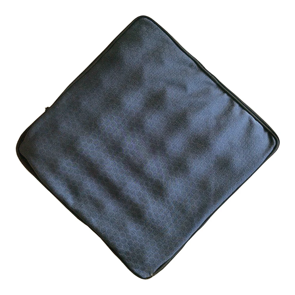 Wooeight 3D Air Pad Motorcycle Seat Inflatable Breathable Non-Slip Seat Reduces Vibration Shock Cushion Universal Mat Cover Bag