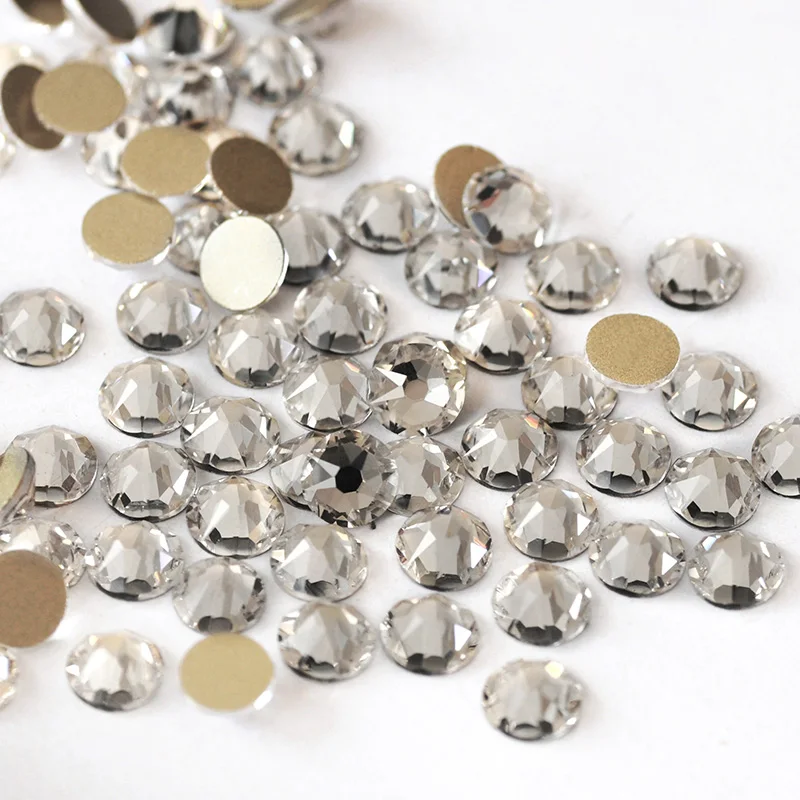 Top 2088 8 big 8 Small SS16 SS20 SS30 Crystal And AB Nail Art Rhinestones Non Hot Fix Rhinestones Stone For Clothes