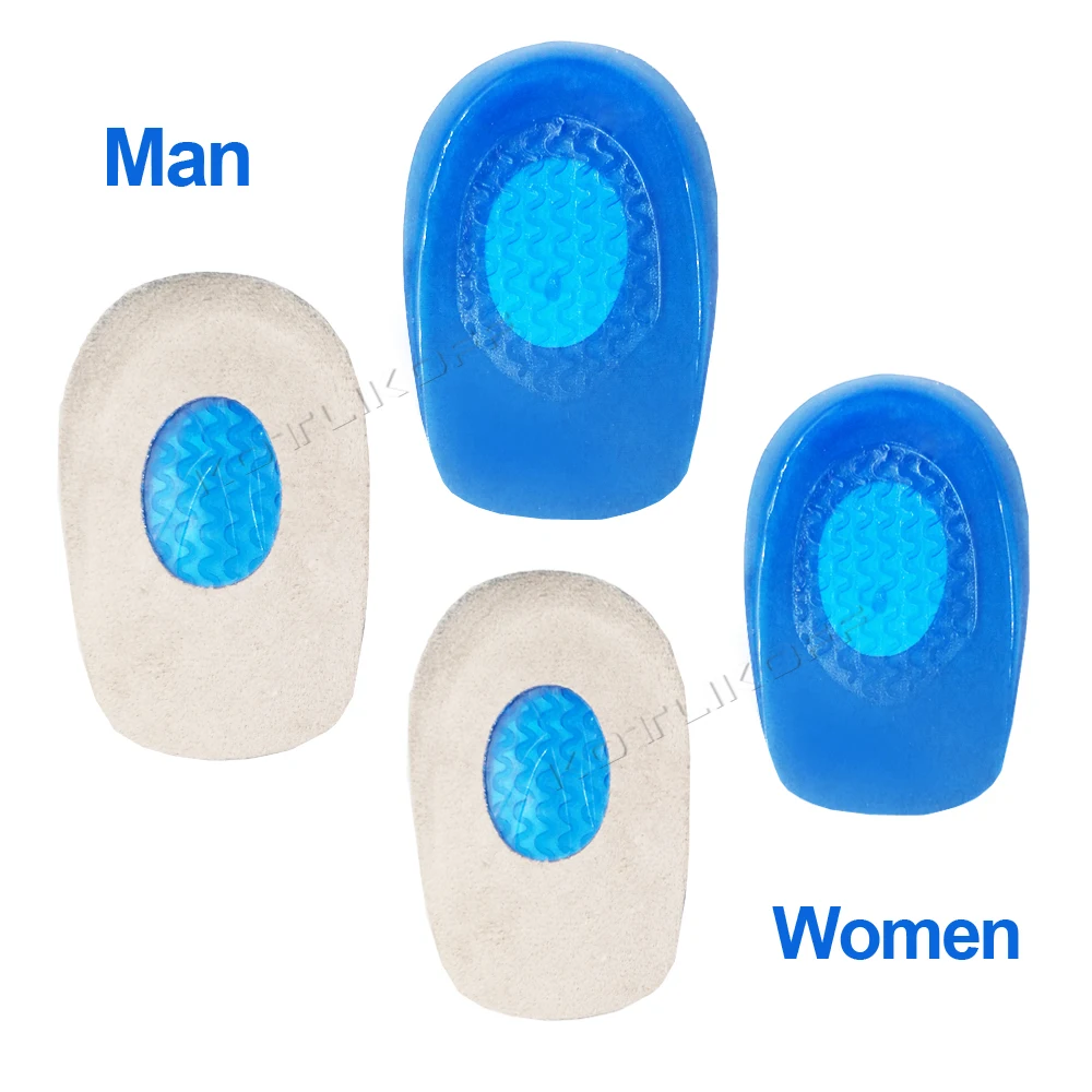 SEBS Half Insoles Unisex Foot Care Plantar Fasciitis Achilles Tendonitis Heel Spur Pad Pain Relief Flannel Massag Inserts