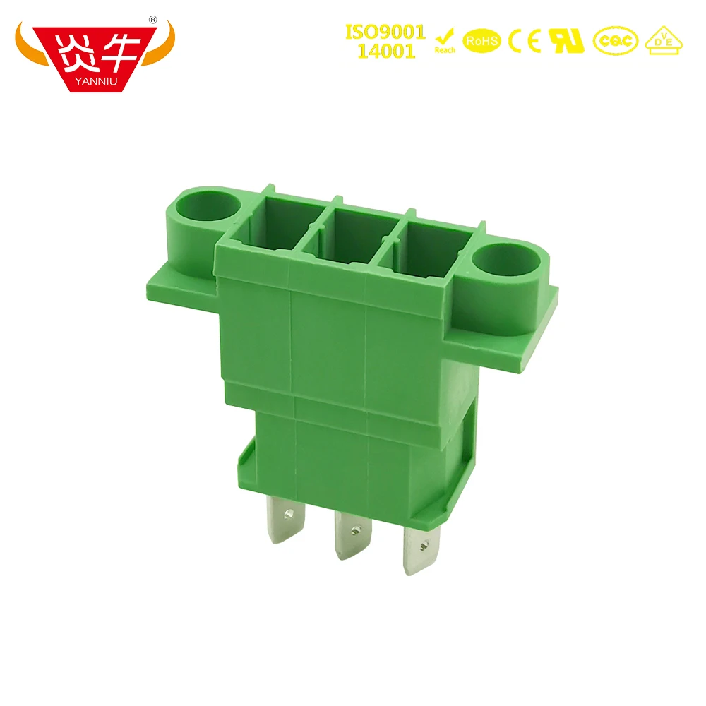 10Pcs 7.62mm KF2EDGSWB 2EDGSWB 2P ~ 12P PCB CONNECTOR PLUG-IN TERMINAL BlOCK DFK PC 4 G FS4,8  PHOENIX CONTACT DEGSON YANNIU