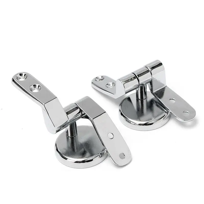 

Zinc Alloy Toilet Seat Hinge Replacement - corrosion-resistant Hardware Mounting Kit with Screws for Easy Installation,FL21093