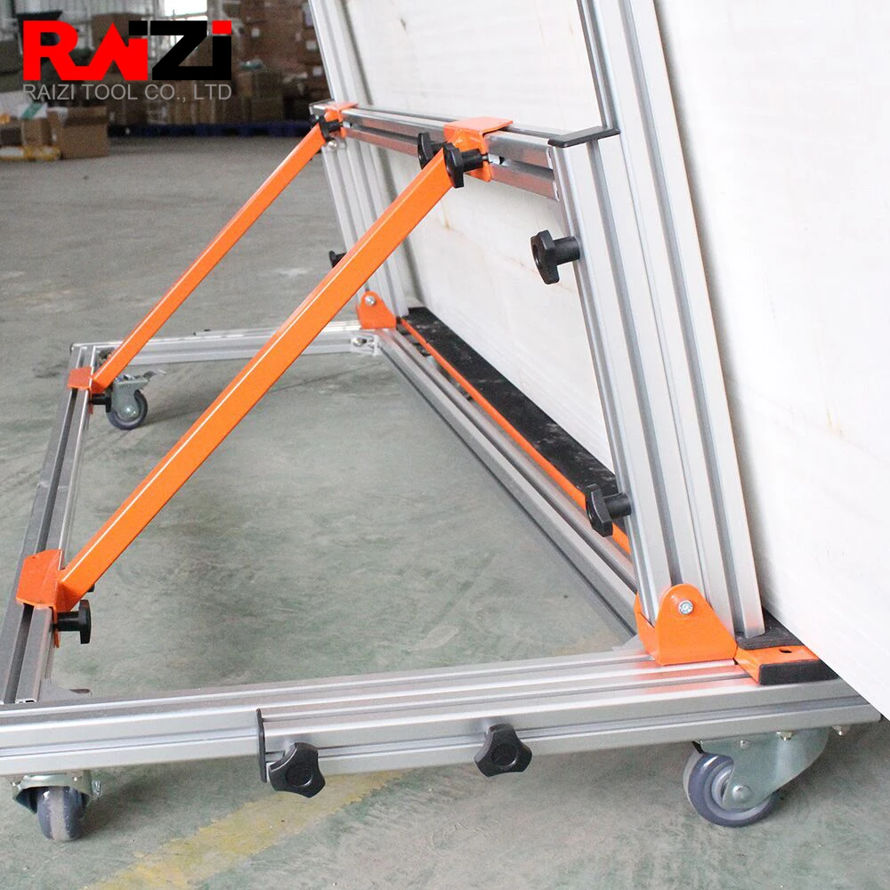 Raizi Large Format Tile Slab Trolley Carrying Device 140kg Load Large Format Ceramic Granite Marble Slate Transportation Tool