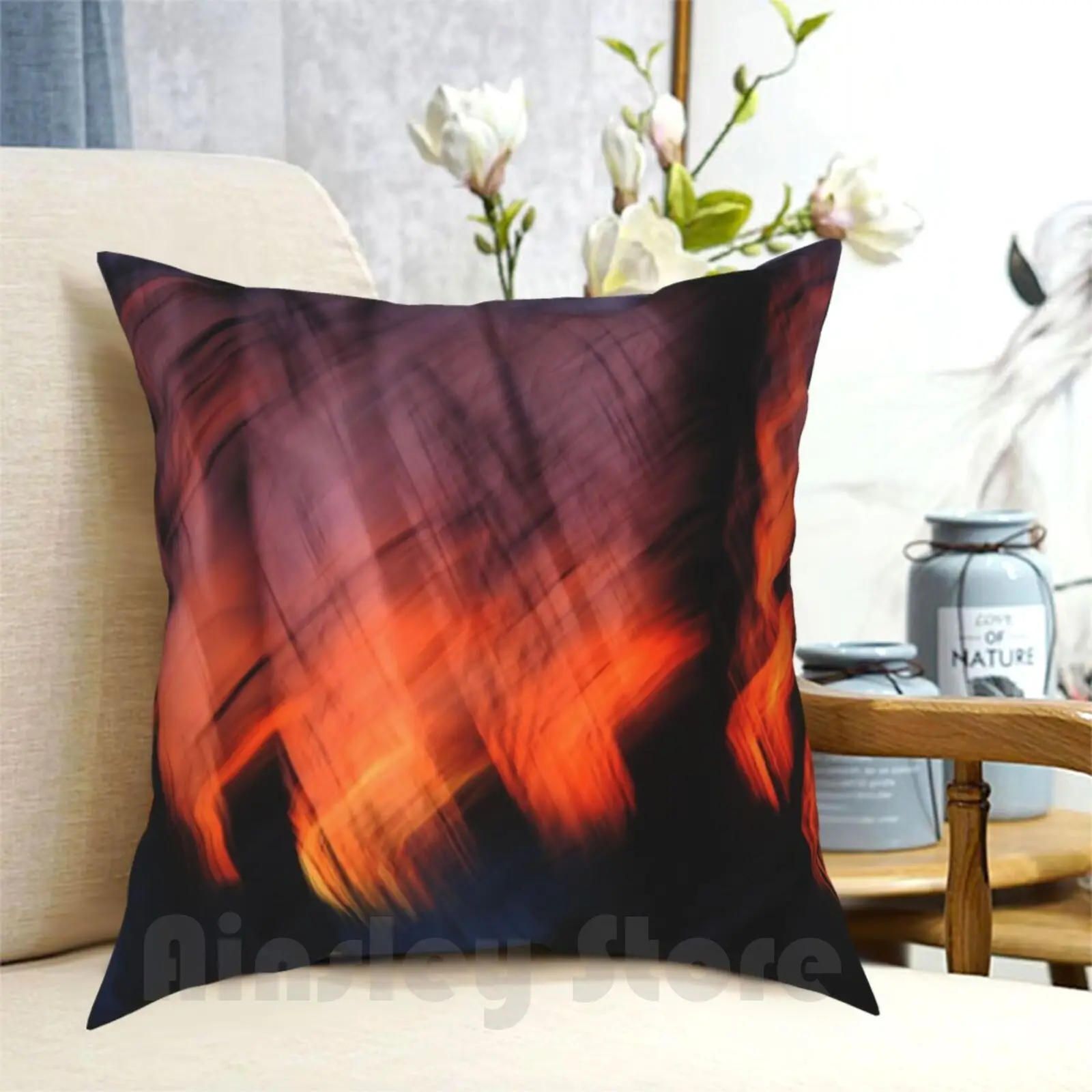 Light Up Your Skies Pillow Case Printed Home Soft DIY Pillow cover Abstract Landscape Kitsmumma Motion Blur Trees Sky