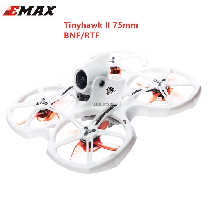 

New Emax Tinyhawk II BNF RTF Kit/FPV Racing Drone F4 5A 16000KV RunCam Nano2 700TVL 37CH 25/100/200mW VTX SPI Receiver