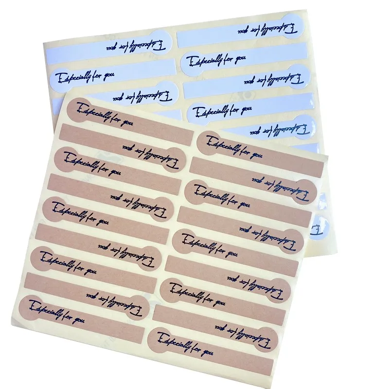 200pcs/lot Vintage Craft Paper Sealing sticker DIY Gifts posted Baking Decoration label Multifunction