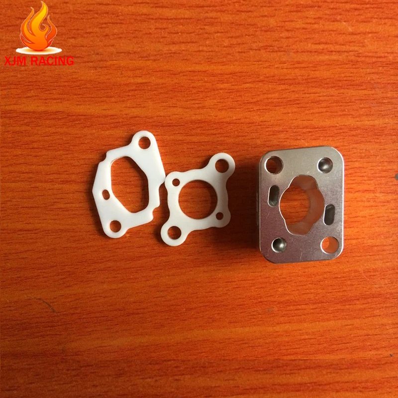 CNC Alloy intake manifold set for Zenoah CY engines for 1/5 Rovan HPI Baja losi 5ive-T RC CAR PARTS