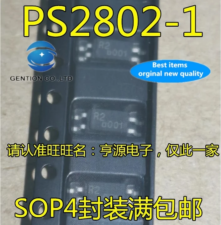 10Pcs PS2802-1-F3-A PS2802 Zeefdruk R2 SOP4 Optocoupler Optocoupler In Voorraad 100% Nieuwe En Originele