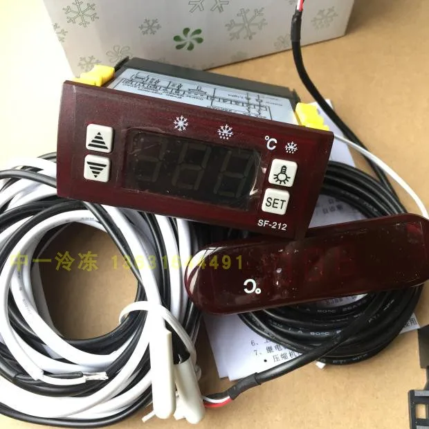 

Sf-212 Shangfangzi Dual Meter Dual Display Temperature Controller Electronic Temperature Controller Instrument