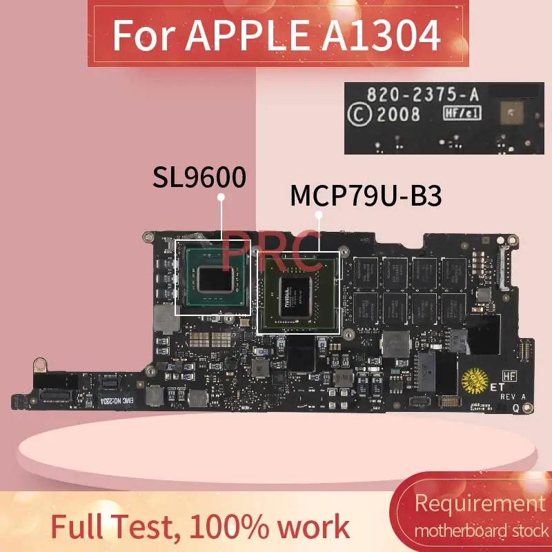 

Материнская плата для ноутбука Apple A1304 SL9600 2008 Φ 820-2375-A