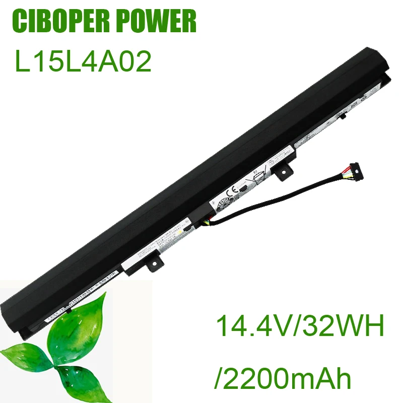 

CP Battery L15L4A02 14.4V/32WH/2200mAh L15L3A02 For V110-15IKB/15ISK V310-14ISK/14IKB V310-15ISK/15IKB V510-14IKB V510-15IKB