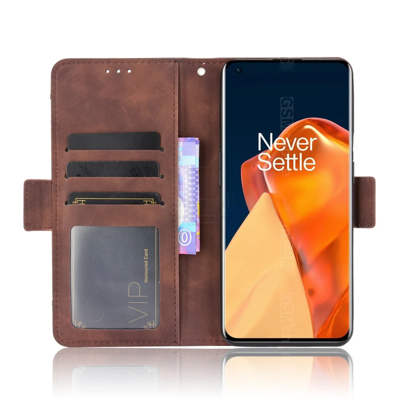 Wallet Cases For Oneplus 9 Pro Case Magnetic Closure Book Flip Cover For One Plus 9 Leather Card Holder Mobile Phone Bags image 2