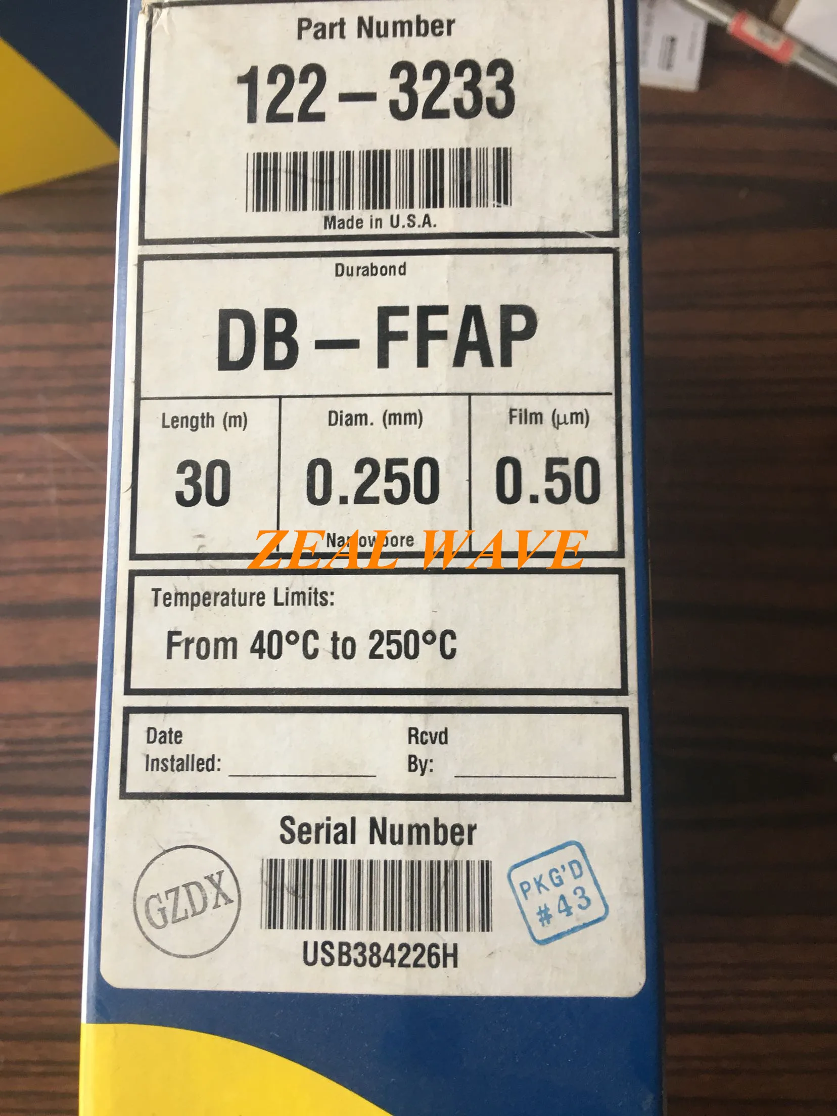 For Agilent Column 122-3233 DB-FFAP