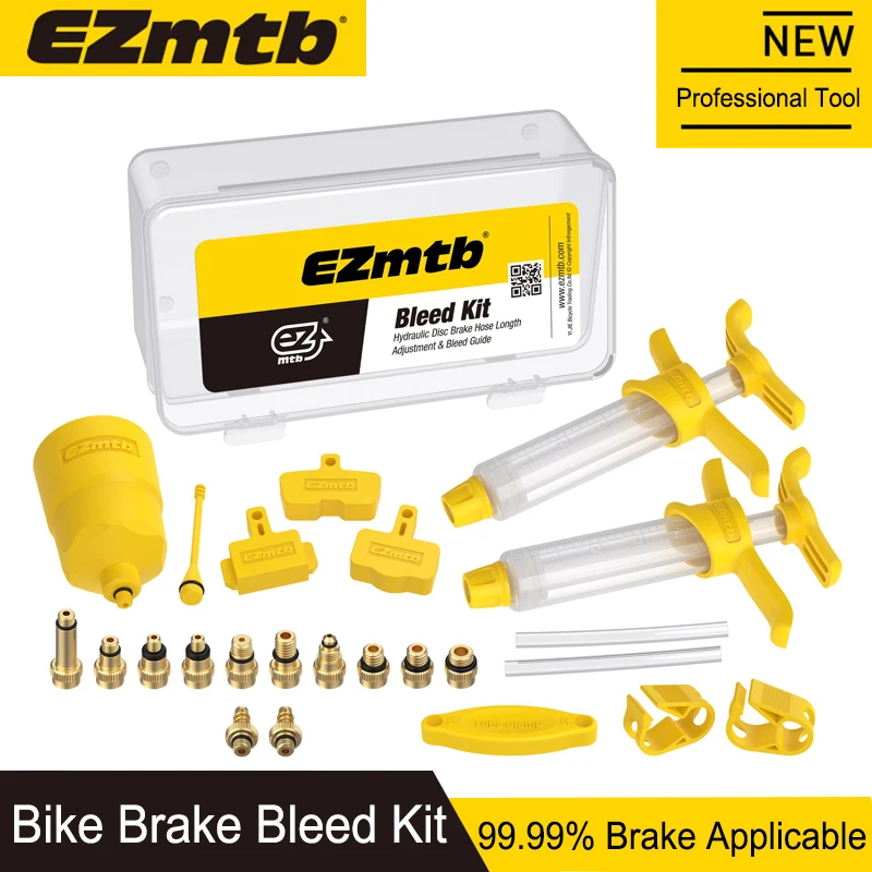 EZMTB Universal Bicycle Hydraulic Disc Brake Bleed Kit for shimano&magura&hayes&formula&sram&avid&giant&nutt brake