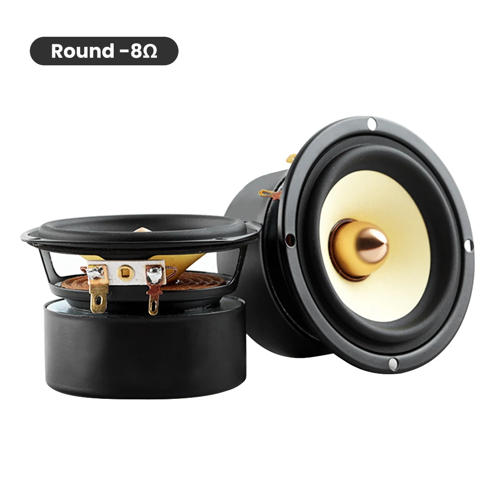 AIYIMA 2Pcs 3 Inch Portable Full Range Audio Speaker 4 8 Ohm 25W HiFi Bullet Bookshelf Speakers DIY Home Amplifier Audio Amp image 3