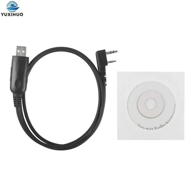 

WIN10 USB Programming Cable with CD Software for BAOFENG UV-5R 888S UV-82 WLN KD-C1 UV-3R TG-UV2 UVD-1P PX-777 Radio Data Cable