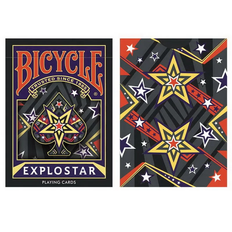 Bicycle EXPLOSTAR Playing Cards Deck Poker Size Cardistry USPCC Limited Edition Magic Card Games Magic Tricks Props for Magician