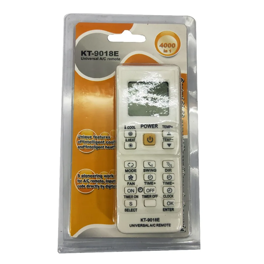 

Air Conditioner air conditioning Universal Remote control for Toshiba Panasonic Sanyo Nec Fujitsu Aux KT-9018e 4000 in 1