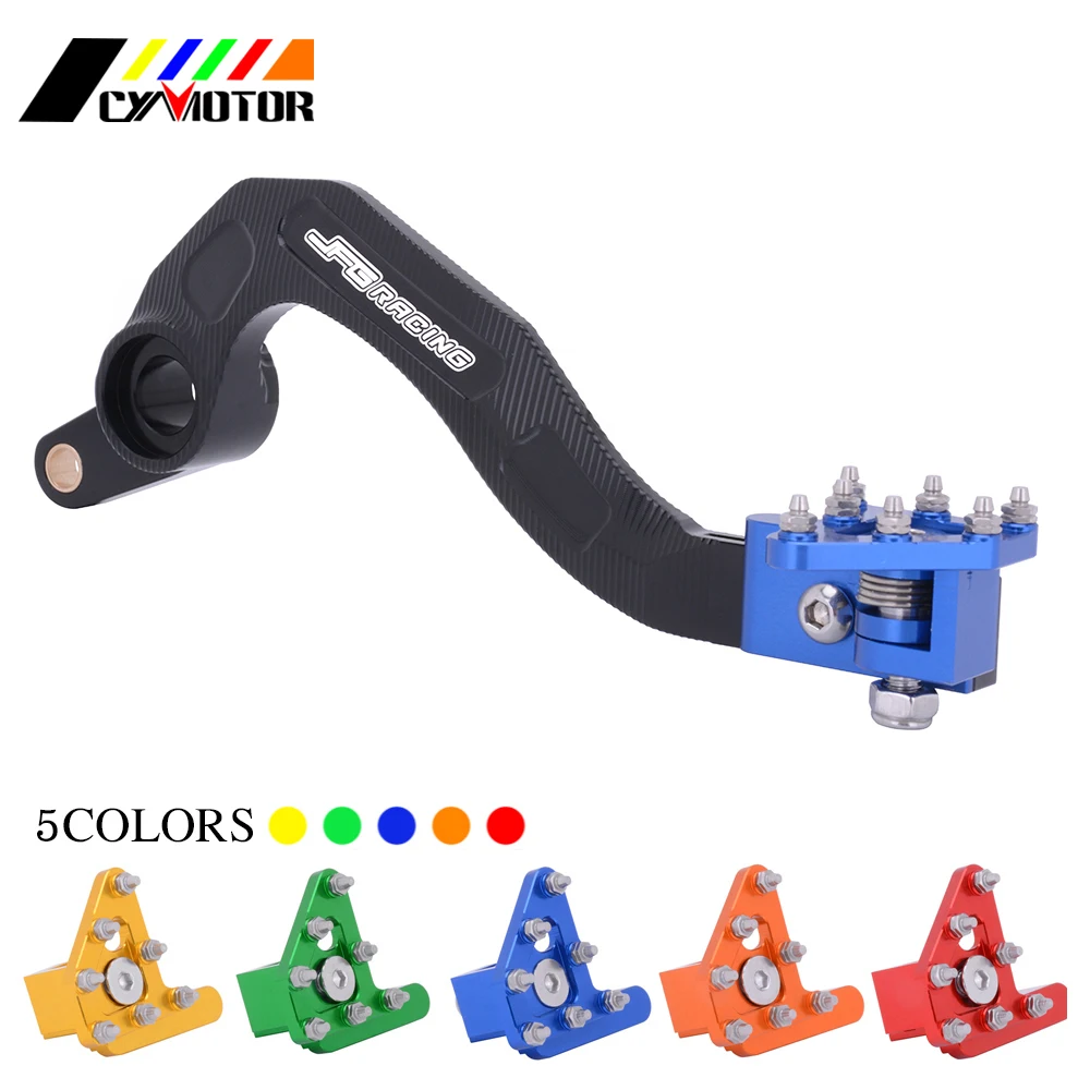 Aluminum rear Brake Pedal lever brake For Yamaha YZ250F YZ250FX WR250F YZ WR 250F YZ 250FX 2010-2015 2016 2017 2018 2019 2020