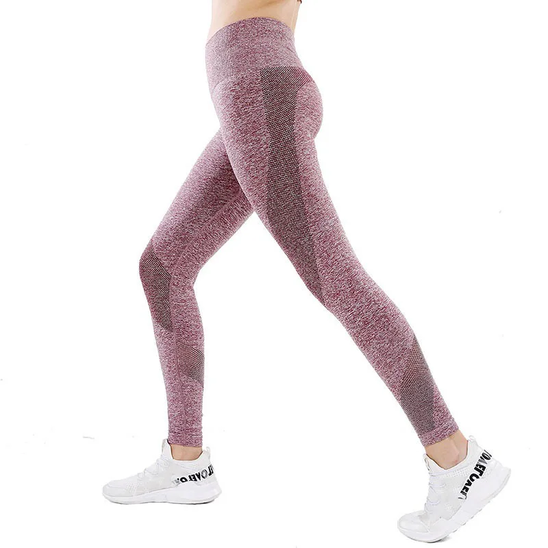 Energy Seamless Sports Fitness Leggings Women Gym Running Workout Yoga Pants Women High Waist Stretchy Tight Seamless Leggings