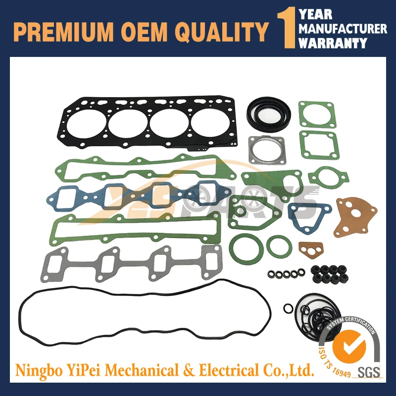 

Overhaul Full Gasket Set Head Gasket for TK486 TK486V Yanmar 4TNV86 Engine