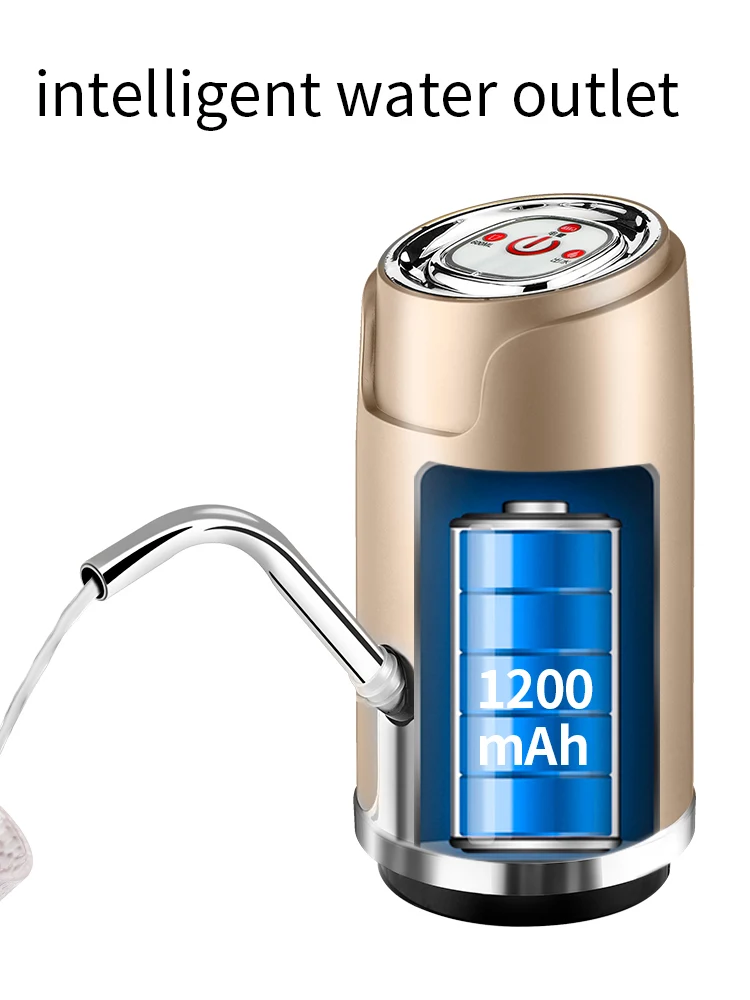 Water Dispenser ขวดปั๊มไฟฟ้าแบบพกพาขวดน้ำสมาร์ทไร้สายน้ำปั๊มน้ำอุปกรณ์