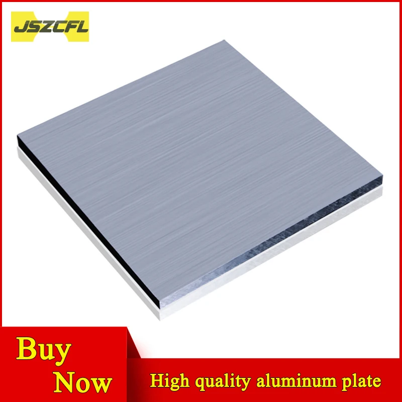 10PCS Pure 1060 Aluminum Sheet Plate 100x100mm thick 0.8/1/1.5/2/3/4MM DIY Material Model Parts for Vehicles Boat Construction