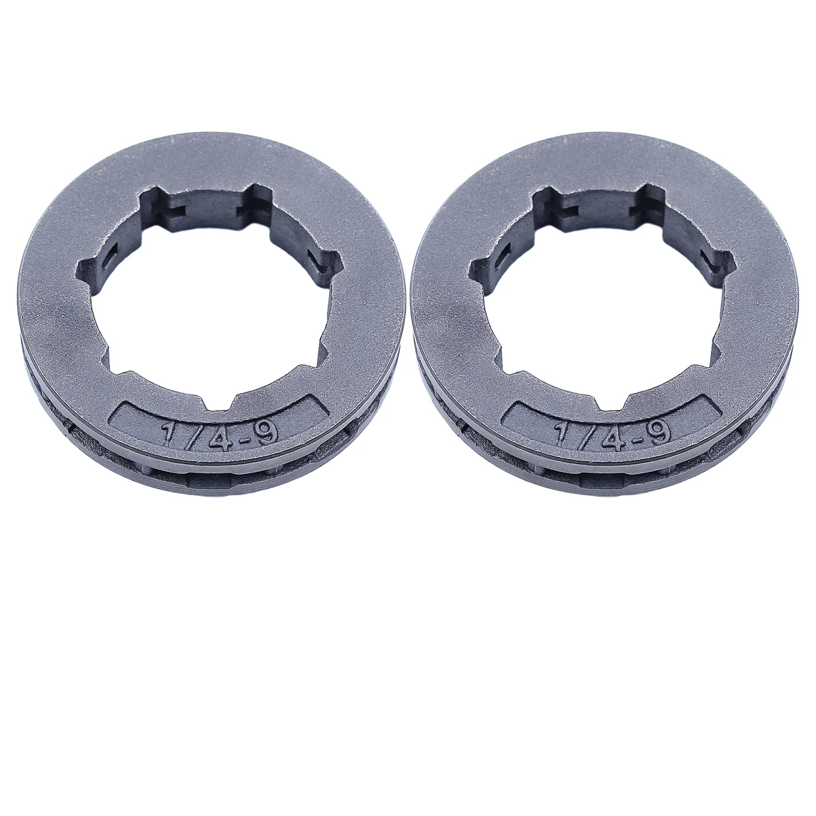 2pcs/lot 1/4-9T Rim Sprocket For Husqvarna 154 254 257 262 Jonsered 490 590 450 Poulan 20 STIHL MS170 MS180 Garden Tools