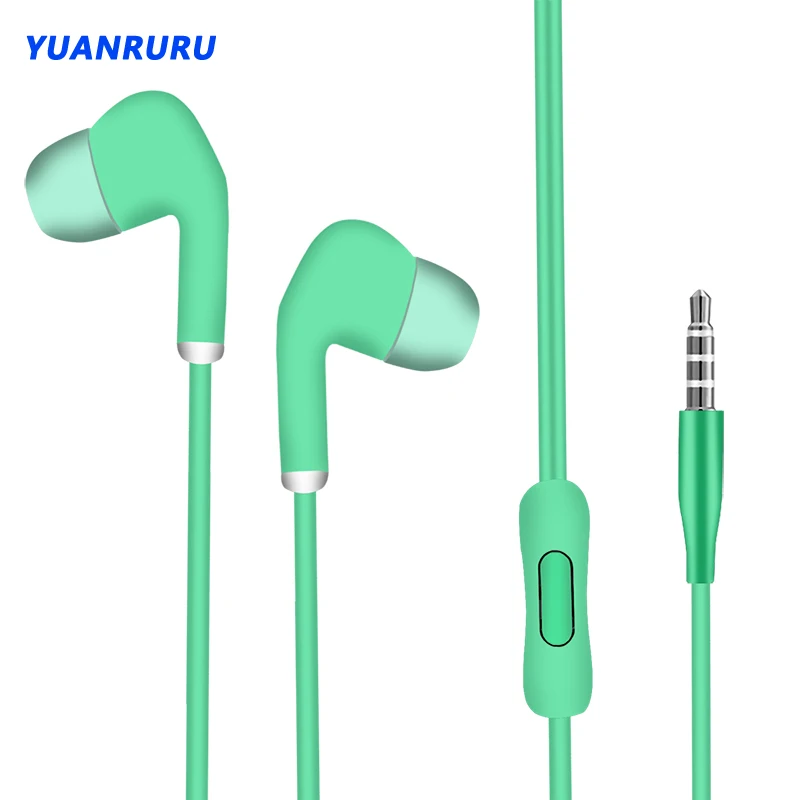 Headphone In-Ear Sport Earphones 3.5MM with mic for Xiaomi Samsung Huawei Phones Headset MP3